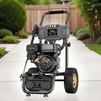 BLUBERY 3500 PSI Cold Water Gas Pressure Washer, 2.6 GPM Pressure Washer, 30Ft Pressure Hose, Black, Without Battery