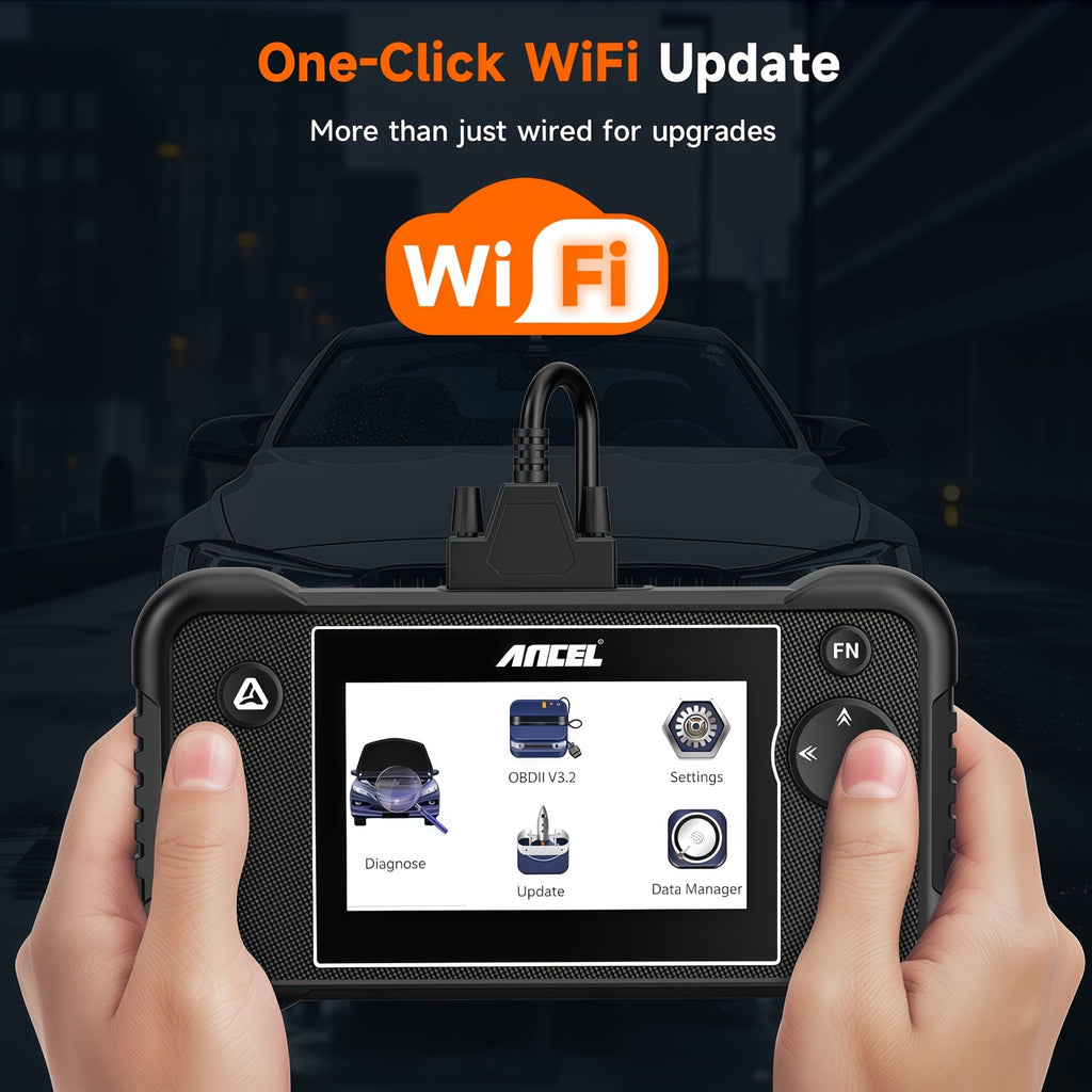 ANCEL FX3000 Elite+Gift: BM310 (BM310 Without Wireless Functionality) OBD2 Scanner Diagnostic Tool, Check Engine Transmission ABS SRS Car Scanner, Diagnostic Scan Tool with SRS Airbag Code Reader, Car Diagnostic Scanner for Cars