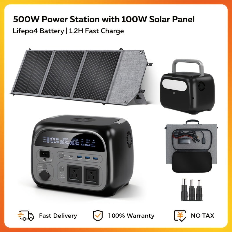 Portable Power Station Ctolity AP2000, AP1000 and AP400 Models with UPS and Solar Panel Options