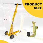 800 LBS Lawn Mower Lift Jack, Foldable Heavy Duty Zero Turn Mower Jack, Compatible with ZTR, Commercial And Walk-Behind Mowers, Comes with Installation Guide