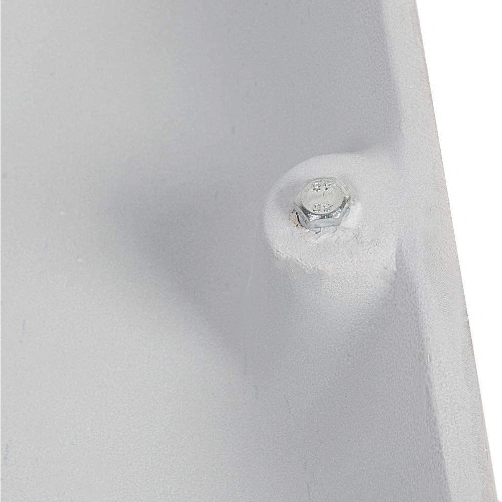 Hood Scoop Compatible with 1970-1976 Plymouth Duster 340 A-Body Front Fiberglass Hood Scoop Molding Trim Bezel White