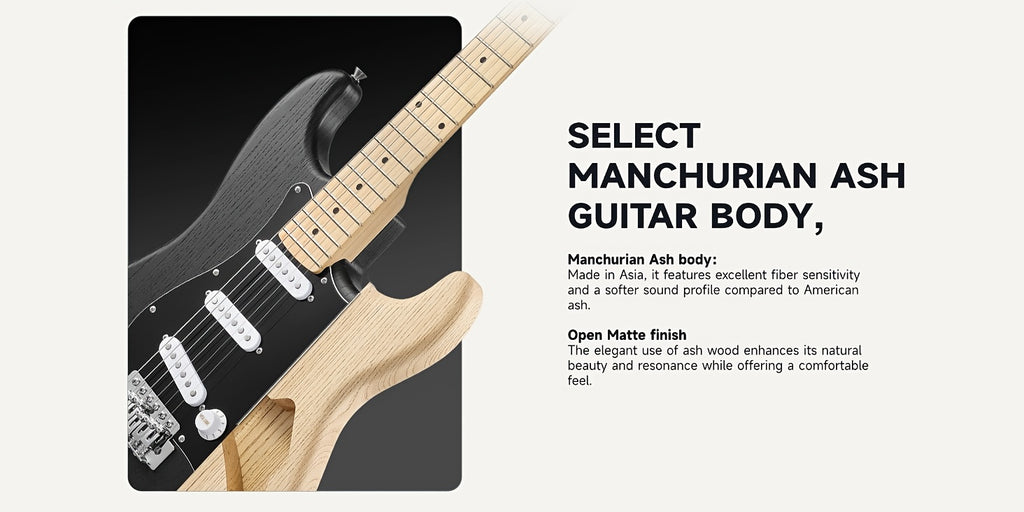 Full Size 39 Inch Electric Guitar Kit Solid Body, for Beginner, with Amplifier, Bag, Capo, Strap, String, Tuner, Picks DST-80