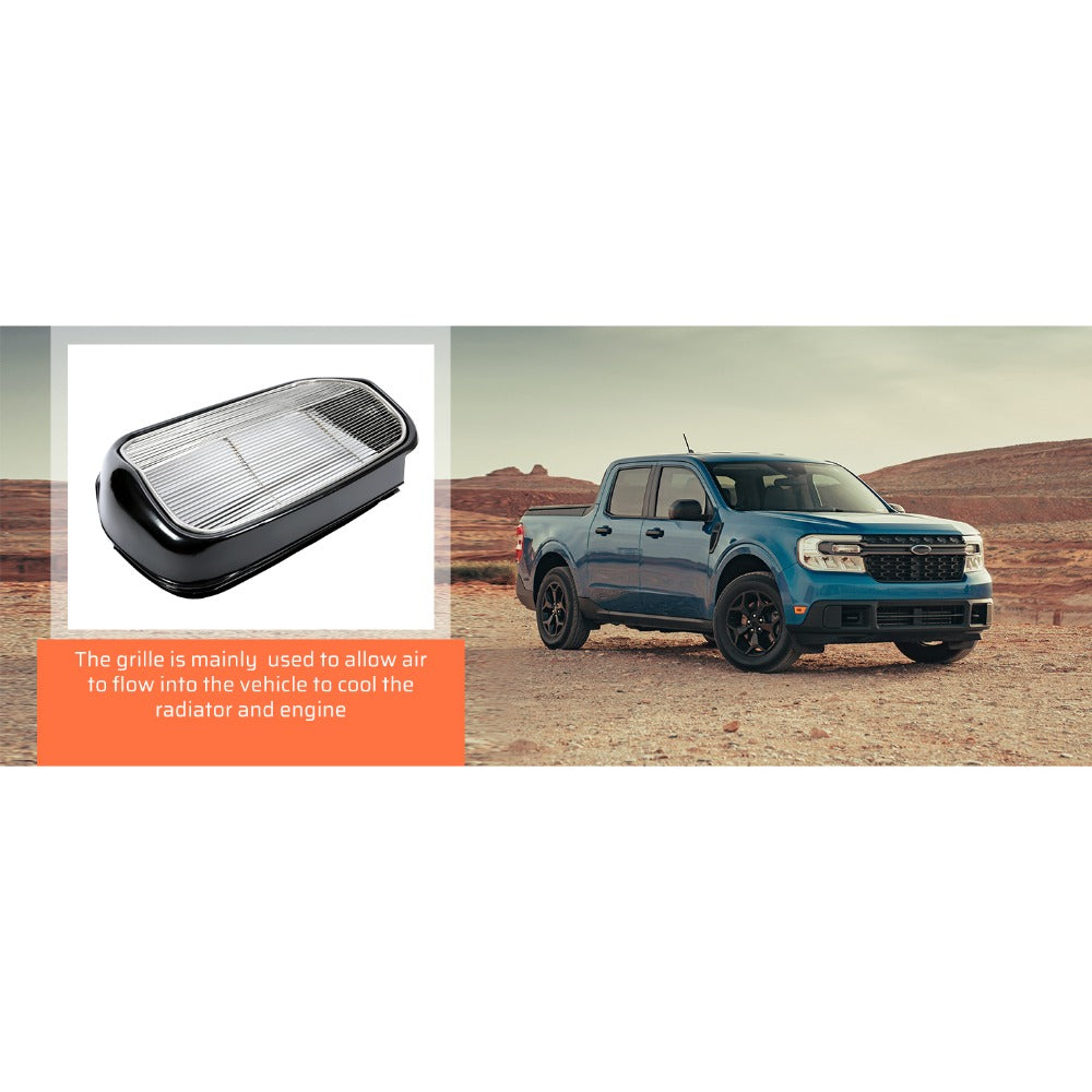 Front Grille Shell Insert Compatible with Ford 1932 Models Model B/BB / 18 Polished Stainless Steel (Without Crank Hole)