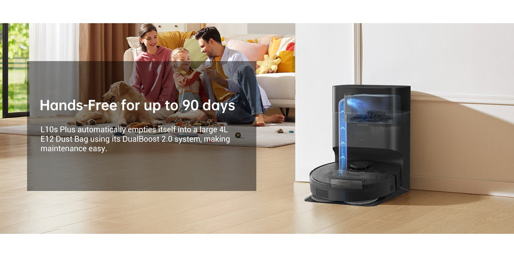 Refurbished DREAME L20 Ultra Robot Vacuum And Mop With Mop-Extend, Auto Mop Removal & Raising, Washing And Drying, 7000Pa Suction, Self-Emptying, Self-Refilling, AI Obstacle Avoidance