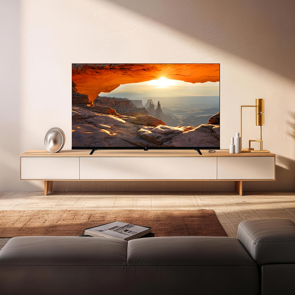 FPD 40-inch Smart TV, Google TV, Full HD, with Built-in Google Play and Chromecast, HDR 10, Audio, Voice Remote Control, Live Streaming TV, Palette Series, US40GFS, 2025 Model