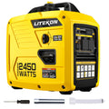 2450-Watts Portable Inverter Generator,Gas Generators for Home Use,Super Quiet Inverter Generator Portable,Gas Powered,1.6 Gallon Large Fuel Tank,Emergency Home Backup,EPA Compliant for Home, Camping, Motorhome and Commercial Use
