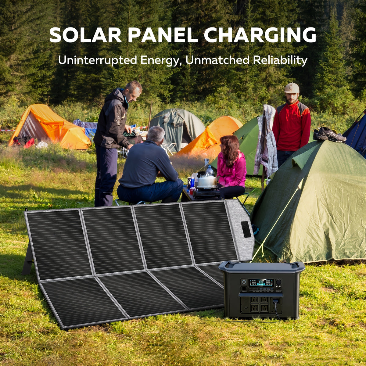 Ctolity AP2000 2048Wh 2400W (Peak 4800W), AP1000 1024Wh 1800W (Peak 3600W), AP400 345Wh 500W (Peak 1000W) Portable Power Station, Lifepo4 Battery, UPS Function, Solar Generator For Camping, Fast Charging High Capacity, Pure Sine Wave