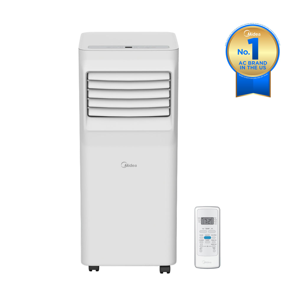 Midea 5, 000 BTU Portable Air Conditioner, Cools up to 150 Sq. Ft., White, MAP05R1AWWT-T