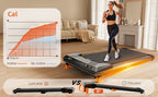 BestGod Walking Pad, Quiet Under Desk Treadmill, Portable Walking Pad Treadmill, 2.5 HP Brushless Motorized Treadmill, Walking Jogging Machine for Home&Office