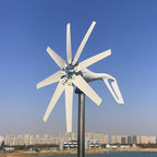 1000W Windmill 12V 24V Wind Turbine Generator with MPPT Controller 8 Blade Complete Power Supply System Kit Electric Generator Free Energy Home Appliance Electric Generator Camping