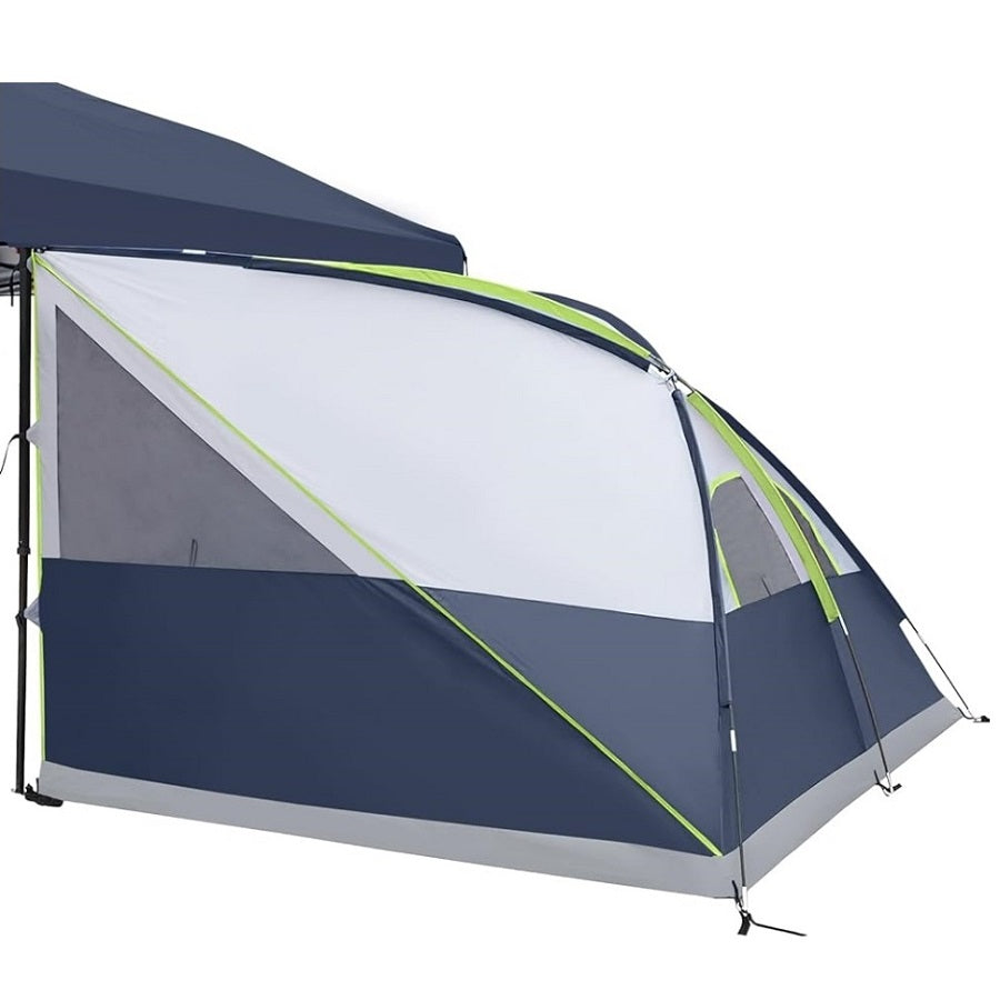 Camping Cube Pop Up Canopy Side Tent Compatible for 10' x 10' Canopies - Instant Setup Portable Gazebo with Zippered Doors, Spacious Shelter for Camping, Picnics, Backyard Parties (Canopy/Shelter Not Included)