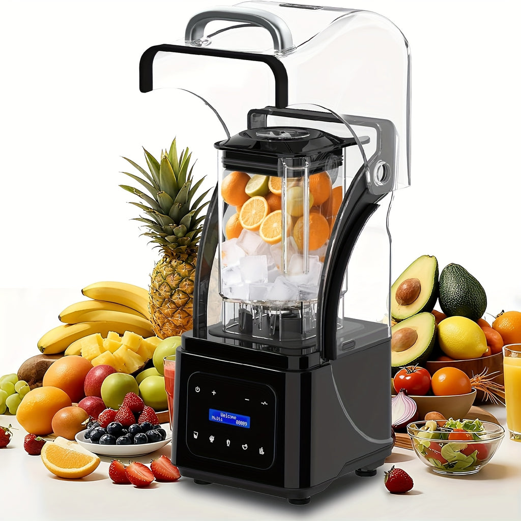 Professional Silent Blender | 61Oz Intelligent Blender | Kitchen Blender with Noise Isolation | 5 Automatic Settings | 1.8L Durable Safe Container | Triple Noise Dampening | Detachable Splash Shield | Continuous Heavy-Duty Operation