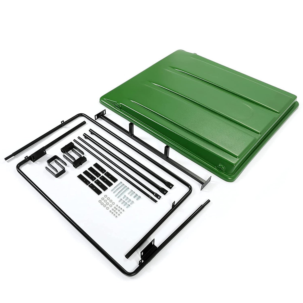 Tractor Canopy Top for John Deere Compact Utility Tractors, Removable 36 x 40-Inch Sunshade for ROPS