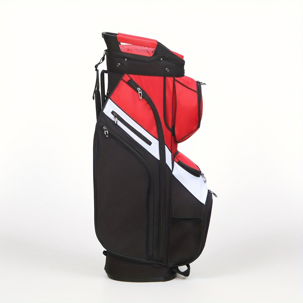 LivsinGolf 15-way Golf Cart Bag with Locking Club Dividers