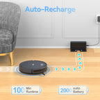 2026 Robot Vacuum Cleaner with 7000Pa Powerful Suction, Tangle-free Pet Hair Extraction, And A Detachable Mop, It Sweeps, Vacuums, And Mops Hard Floors And Carpets Effortlessly.