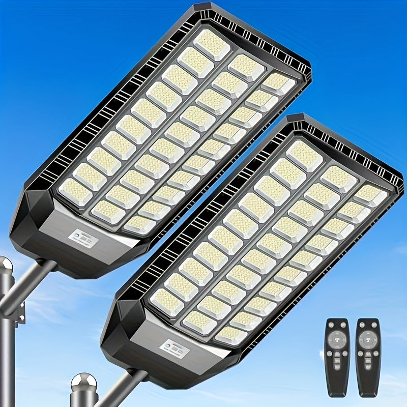 Solar Street Lights for Commercial Parking Lots with Dusk-to-Dawn Operation and Remote Control