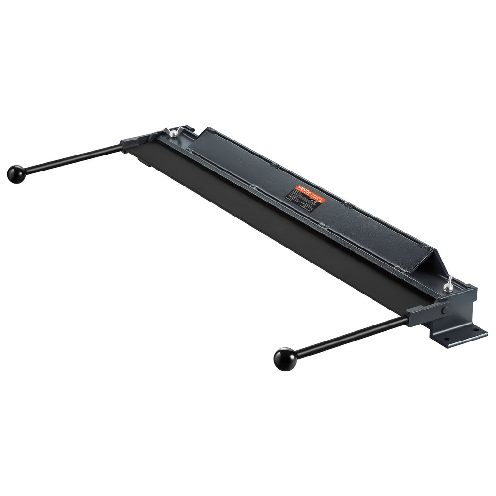 VEVOR Box and Pan Brake, 24-Inch/36-Inch/ 48-Inch, 0-130 Degrees Sheet Metal Bending Brake, Portable Metal Bender with 20 Gauge Low Carbon Steel 14 Gauge Aluminum Capacity, for Metal Bending