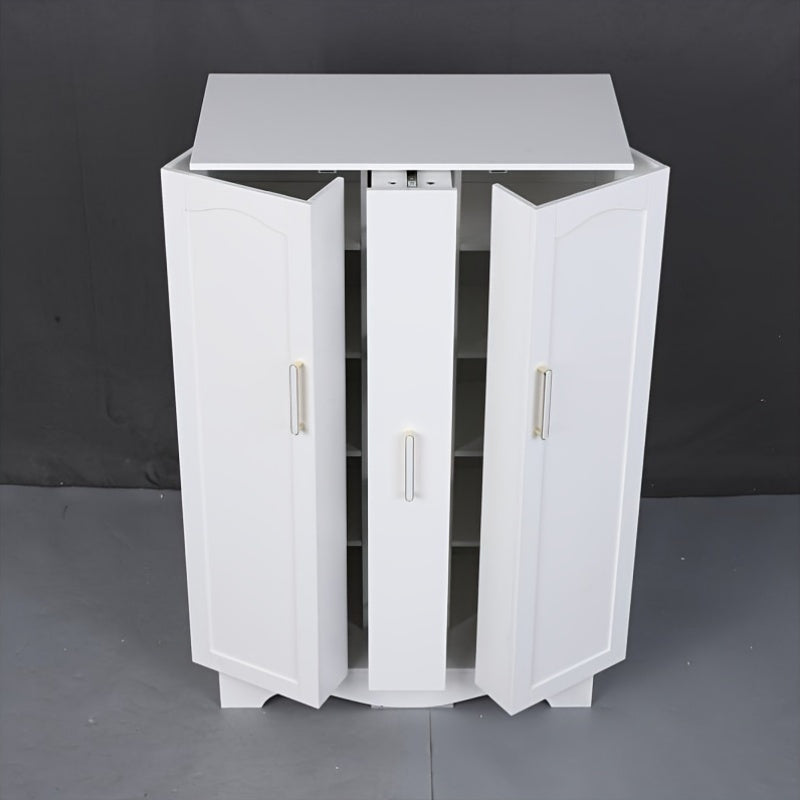Multifunctional Storage Cabinet 47Inch Kitchen Pantry Cabinet with Drawer, Pantry Storage Cabinet with Adjustable Shelves, White Kitchen Pantry Storage Cabinet, Buffet Cupboards Sideboard