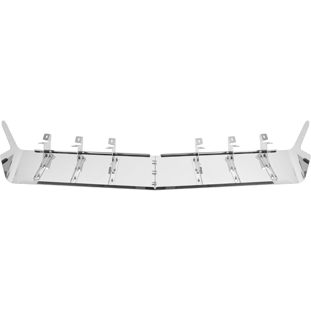 13" Drop Visor Compatible with 1984-1998 for Kenworth W900 T800 T600 T300 with Split Flat Windshield 304 Stainless Steel Flat Roof Top Sun Visor