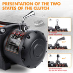 Electric Winch 3500Lb/4500Lb/12000Lb/13500Lb - Electric Truck Winch 12V with Red Synthetic Rope - Fairlead Wired Handle & Infrared Remote - Winch for Jeeps Road SUV Boat Towing Trailer 4WD 4X4 ATV UTV - ATV Winch Kit