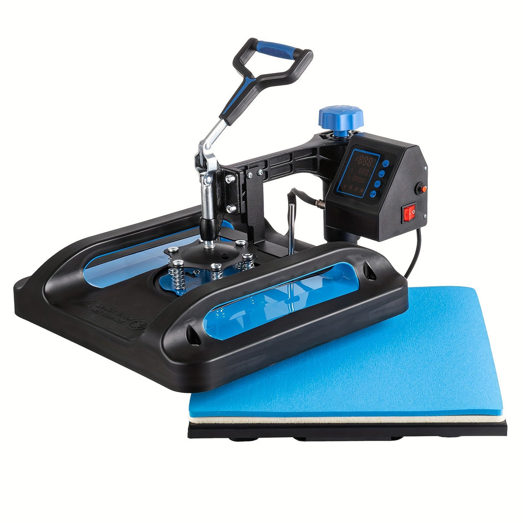 Hot Press Machine, 8-In-1 Hot Press Machine, 15 X 15 Inch Sublimation T-Shirt Press, 360-Degree Swing Hot Transfer Machine Multifunctional Combination for T-Shirts, Cups, And Hats