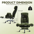 Cross-Cross Office Chair, Cloud Desk Computer Chair with 5-Position Adjustable Armrests And Headrest for Pets And Cross-Legged Sitting, Executive Gaming Chair with Footrest, Reclining Desk Chair