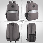 Trailmaker (24 Pack) 17" Backpack – Reflective School Backpack with Padded Straps, Water Bottle Pockets for Kids & Adults, School Travel Camp