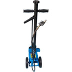 MEFEIR 22 Ton Air Hydraulic Floor Jack，44000 lbs Capacity Air-Operated Floor Jack with Extension Saddle Set and Wheels for Heavy Duty Lifting，Blue