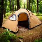 Campravox Hot Tent for Camping with Chimney, a Portable Backpacking Tent Featuring an Inner Tent And Stove Jack, Suitable for 1-2 People for Outdoor Hiking And Hunting