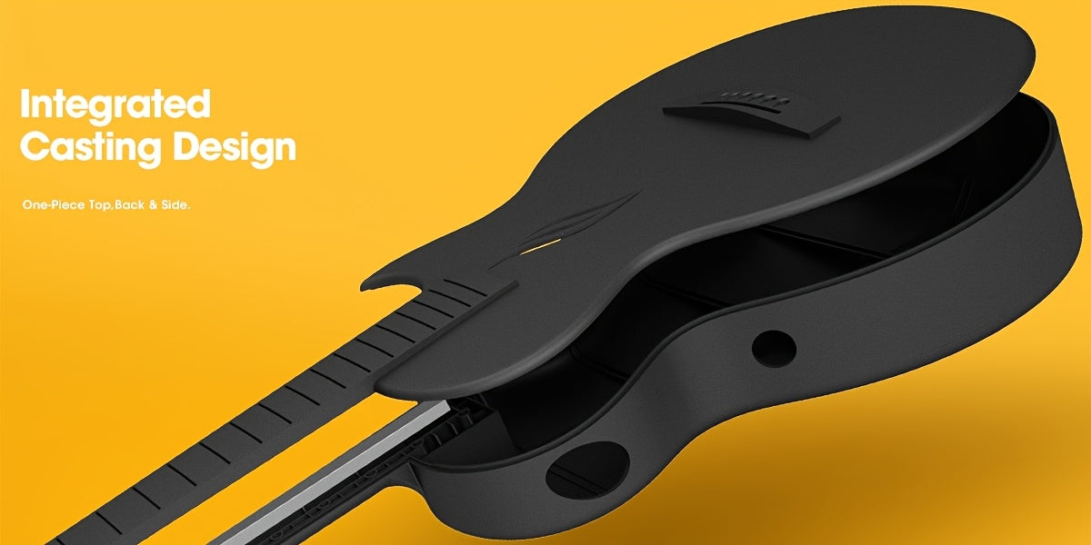 Enya NOVA Go SP1 Carbon Fiber Acoustic Electric Guitar with Smart Acousticplus 35 Inch Travel Acustica Guitarra Starter Bundle Kit of Gig Bag, Strap, Strings, Charging Cable, Instrument Cable Used-Like New