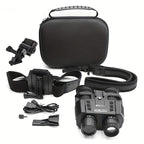 Tactical 3D Night Vision Binoculars HD Helmet Night Vision Goggles 8X Digital Magnification 1080P 3M Sensor 7-Level Adjustment 3W 850Nm IR Light Range 300M/985Ft for Hunting Surveillance Camping Caving Night Fishing Boating Wildlife Viewing