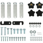 Tractor Canopy Compatible with All ROPS 48-3/8" X 48-3/8" Equipped Tractors and Mowers with a 2" x 2" or 2" x 3" ROPS (Will Add About 4'' to The Height of The Tractor, Red/Orange/Green/Wthite)