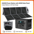 Ctolity AP2000 2048Wh 2400W (Peak 4800W), AP1000 1024Wh 1800W (Peak 3600W), AP400 345Wh 500W (Peak 1000W) Portable Power Station, Lifepo4 Battery, UPS Function, Solar Generator For Camping, Fast Charging High Capacity, Pure Sine Wave