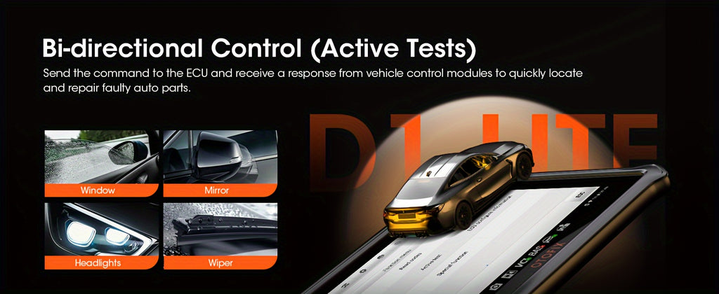 OTOFIX D1 Lite 2024 Bidirectional Scan Tool, Wireless OBD2 Scanner Diagnostic Tool, 2 Years Free Update, 38+ Services, CANFD & DoIP Protocols, All System Diagnoses, ABS Bleeding, Auto VIN