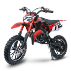 Gift Ideas Dirt Bike - 49CC 2-Stroke Dirt Bike - Gas Powered Off Road Motorcycle - 2 Stroke Dirtbike Motorcycle - Mini Bike - Pocket Motorcycle With Front And Rear Disc Brake - Max Speed 24MPH - And Outdoor Play Motorcycle - Without Battery