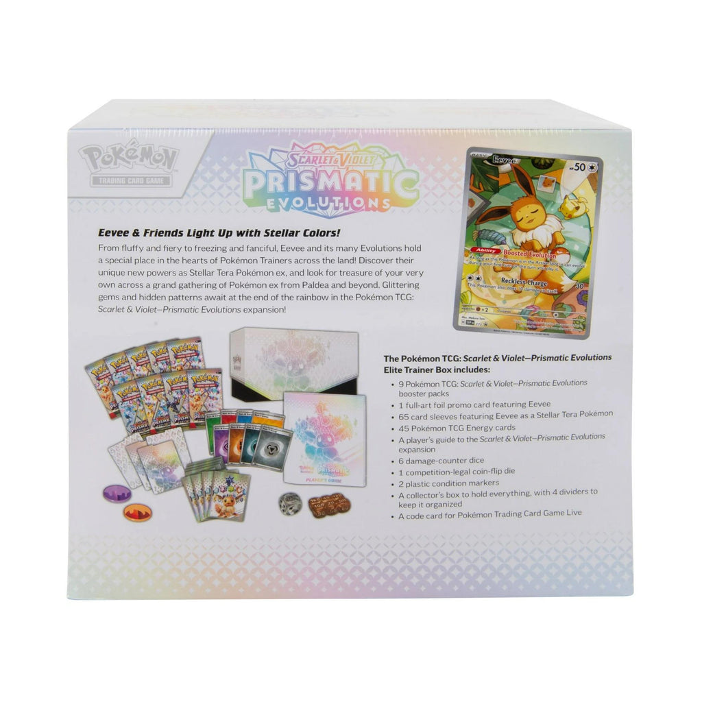 Pokemon TCG: Scarlet & Violet Prismatic Evolutions Elite Trainer Box - 9 Booster Packs