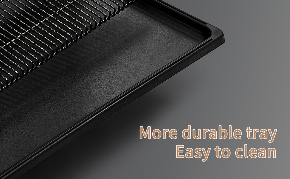 48inch Extra Large XXL Heavy-Duty Dog Crate - Double Door, Escape-Proof, Wheels, Removable Tray - Easy Cleaning Design For Large Breeds
