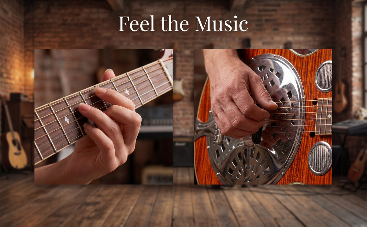Acoustic Resonator Guitar Full Size 40 Inch Steel String, Beginner Acoustic Guitar Kit With Strap Capo Picks Wrench, Country Bluegrass Folk Blues Slide Fingerpicking Right Handed, Spruce Top Amber Orange Holiday Birthday Gift Musical Instrument