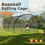Baseball Batting Cage 20/30Ft for Backyard, Baseball Training Equipment Netting Cages, Golf Softball Baseball Nets for Batting with Frame And Net, Hitting And Pitching Practice