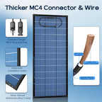 Bifacial Solar Panel Set, 400W Four-Panel Configuration for Rooftop, Farm, RV and Off-Grid Power Systems