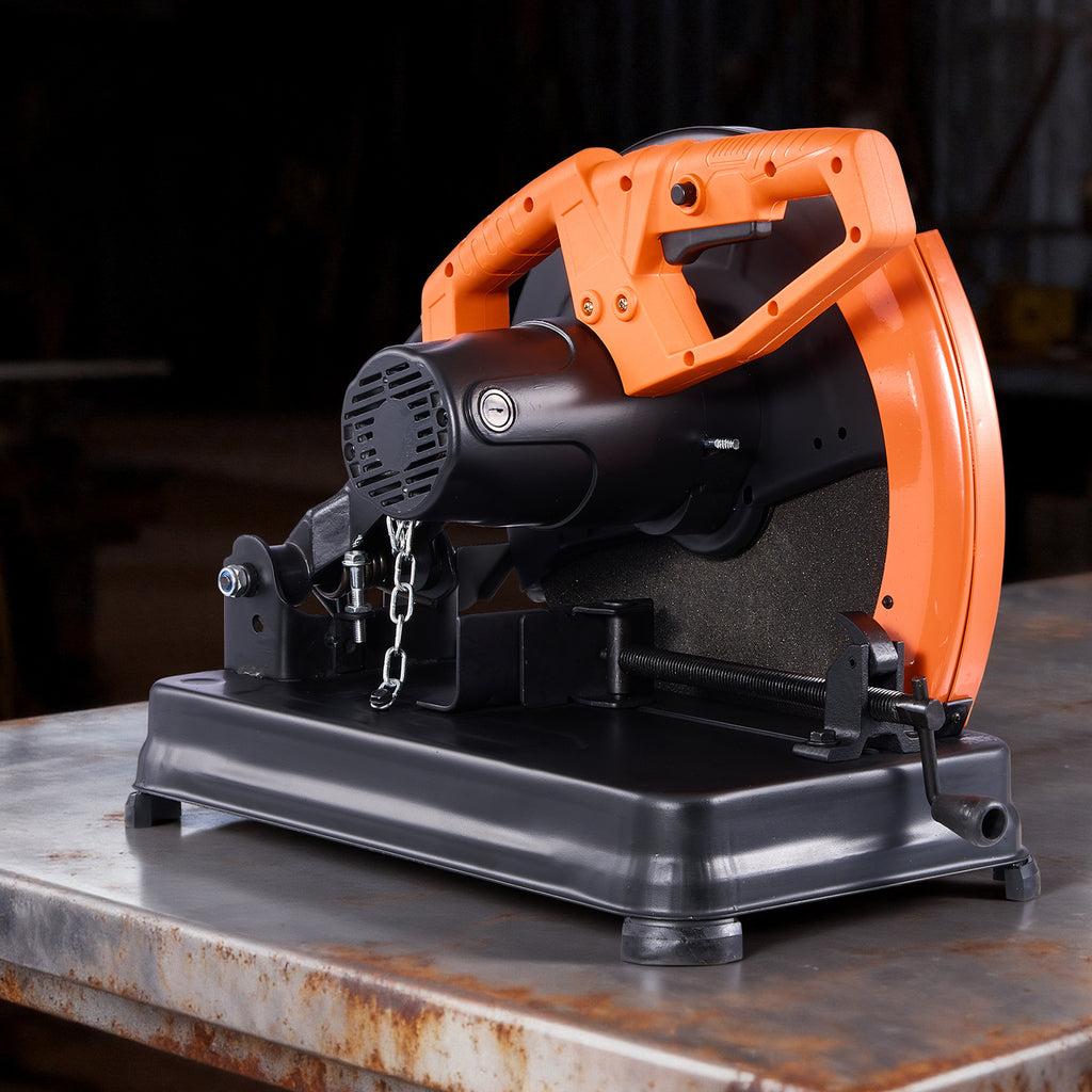 VEVOR Chop Saw, 7-14-inch Stainless Steel Cold Cut Blade,1200W (120V/60HZ)/2000W (120V/60HZ)/3500 W (240V/60HZ) Powerful Brushless Motor, 750-1200 r/min Adjustable Speed, Metal Cutting Chop Saw for Metal Square and Flat Tubes, I-Shaped Steels