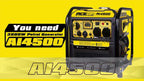 Portable Inverter Generator — Aceup Energy AI4500 4500W Gas Model for RV Camping and Home Use