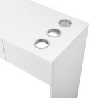 [Barber Stations Set] Omysalon Wall-Mounted Barber Stations, Salon Stations for Hair Stylists, Hair Styling Equipment Set with Storage Unit, 2 Drawers And 3-Tier Shelf (White/Black & Red/Black)