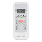 Vissani 115-Volt 3-in-1 Portable Air Conditioner Unit Cools 150 sq. ft., with Remote in White