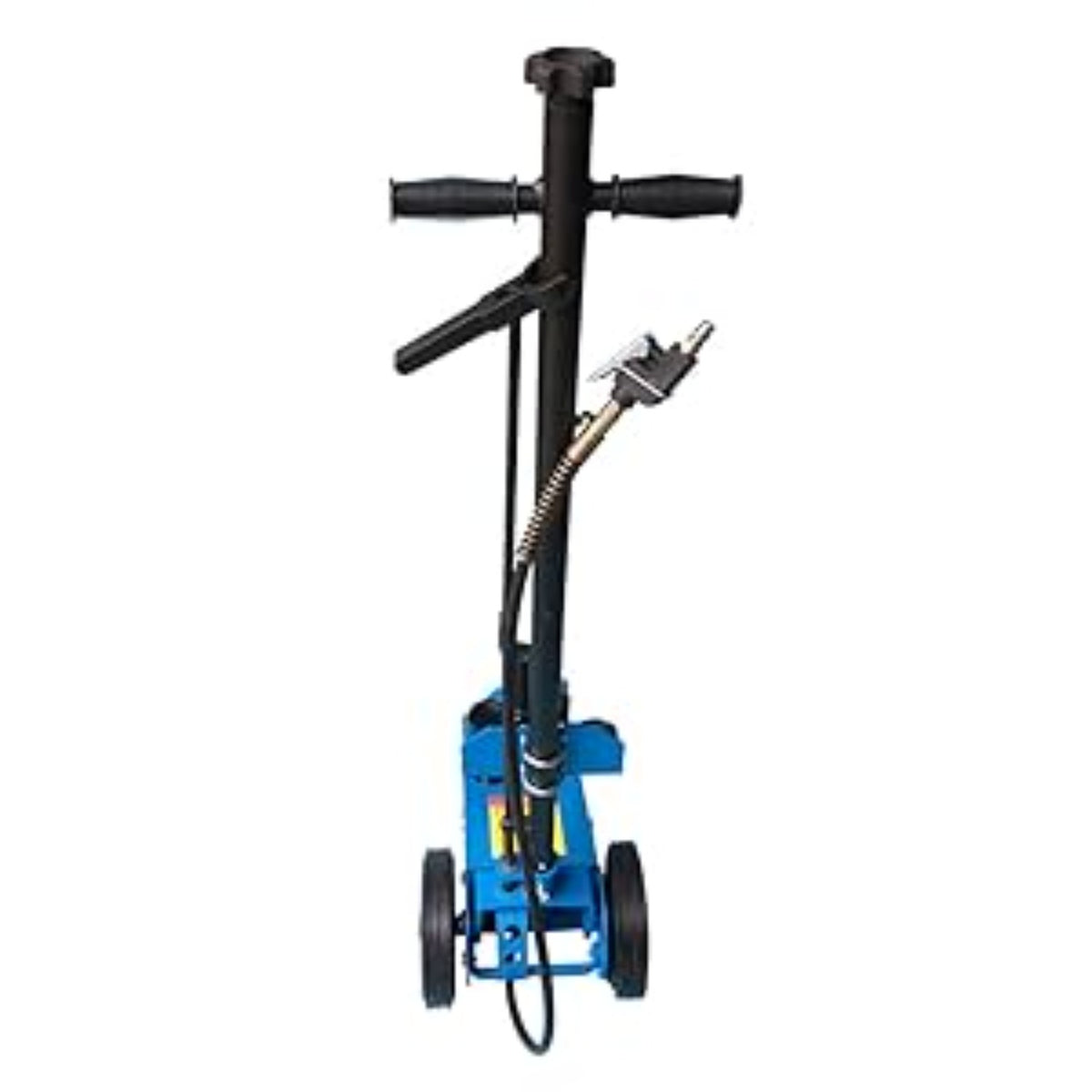 MEFEIR 22 Ton Air Hydraulic Floor Jack，44000 lbs Capacity Air-Operated Floor Jack with Extension Saddle Set and Wheels for Heavy Duty Lifting，Blue