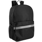 Trailmaker (24 Pack) 17" Backpack – Reflective School Backpack with Padded Straps, Water Bottle Pockets for Kids & Adults, School Travel Camp