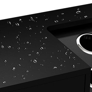 [Salon Storage Station Locker] 5 Hair Dryer Holders OmySalon Salon Storage Station Locker - Locking Drawer Beauty Barber Salon Styling Station Organizer Equipment for Hair Stylist, Two Drawers, One Storage Unit