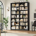 FULTRU 83.6" Tall 7-Tier Bookshelf & Bookcase - Heavy-Duty, Black Modern -Standing Bookcase with 14 Open Shelves, Easy Assembly, Book Shelves, Shelves For Wall, Book Shelf Organizer, Book Organizers And Storage, Shelf For Bedroom, Book Shelf For Bedroom,