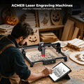 ELIDOR Z6 Laser Engraving And Cutting Machine 0.01 High Precision 6000Mw High Power 300 X 300Mm Engraving Area, Engraving Speed 10000Mm/Min, High Cost-Performance Engraving Machine Tool, Can Engrave Wood Leather Jewelry Coating Metal Etc