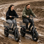650W Electric Scooter, 48V 15Ah, 14" Pet Escooter with Cushioned Seat, with Large Capacity BOX (Removable), Adults and Teens, 365lbs Max Load